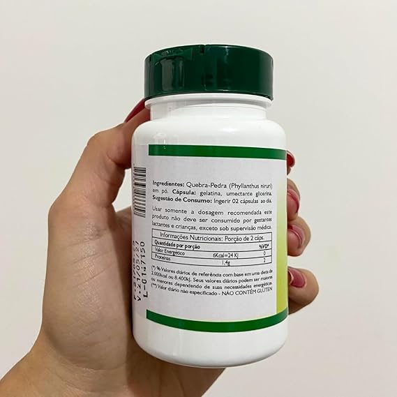 Status Verde – Verso da embalagem